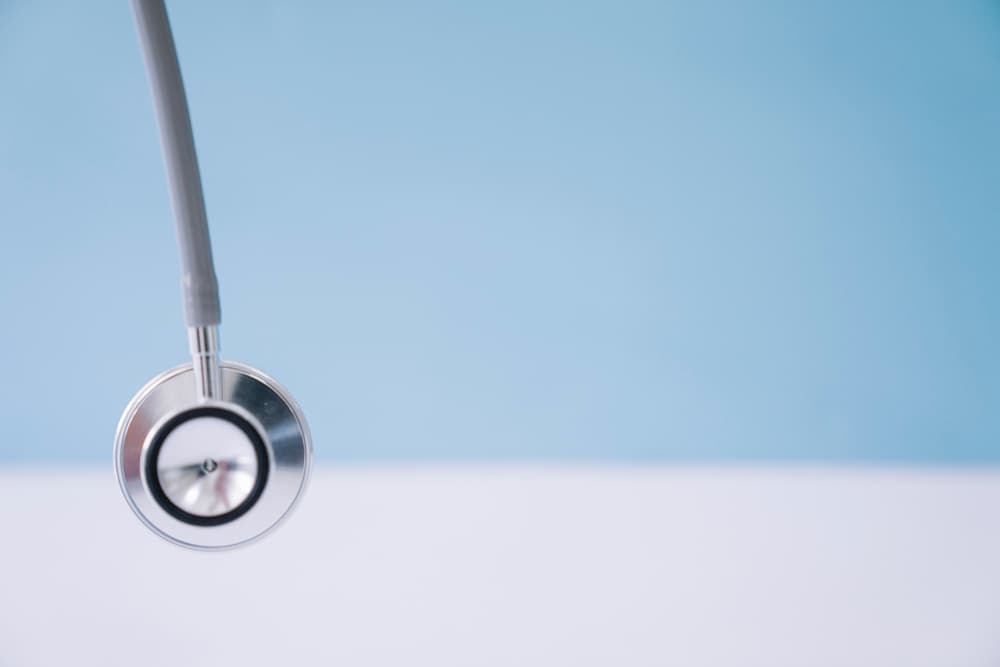 A stethoscope, a symbol of the regular health monitoring that is essential in VHL syndrome.
